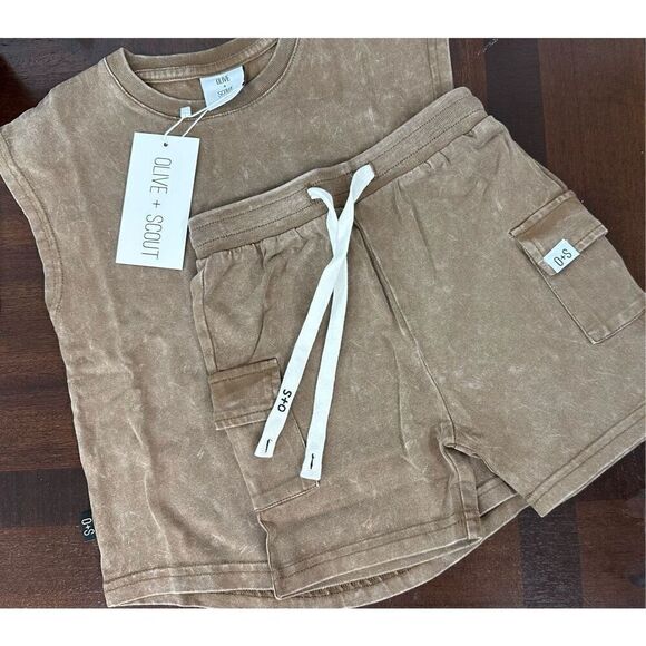 NWT - Olive and Scout MALONE SET - Brown - Multiple sizes - Picture 3 of 3